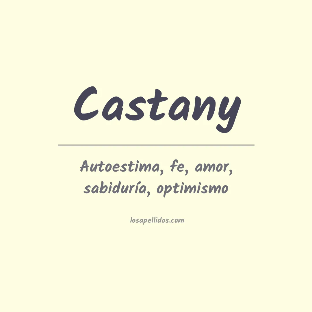 Apellido Castany