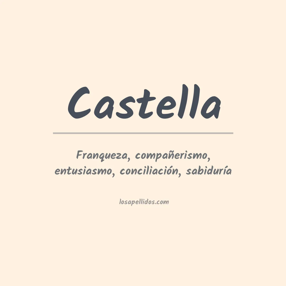 Apellido Castella