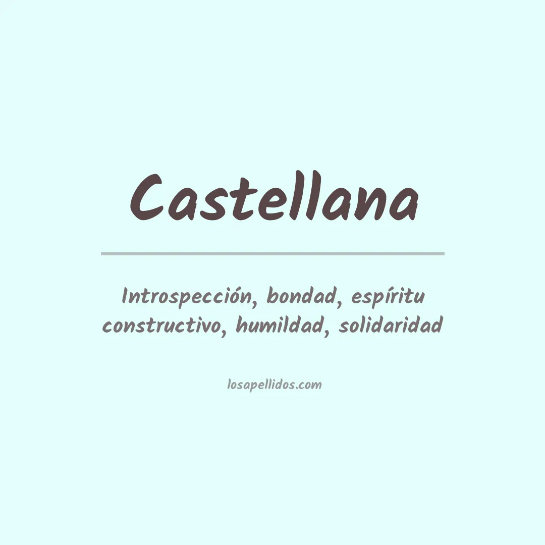 Apellido Castellana