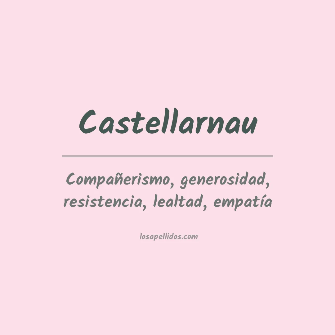 Apellido Castellarnau