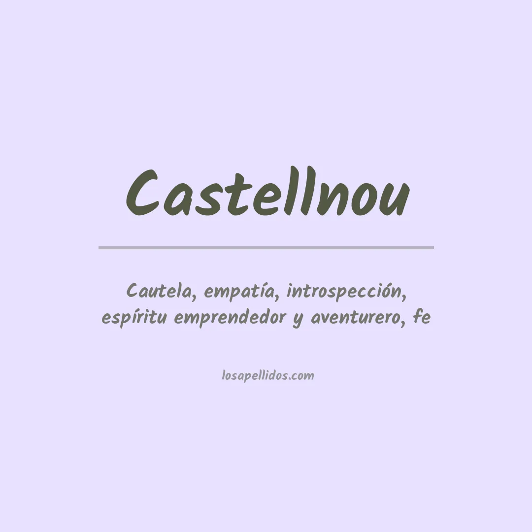 Apellido Castellnou