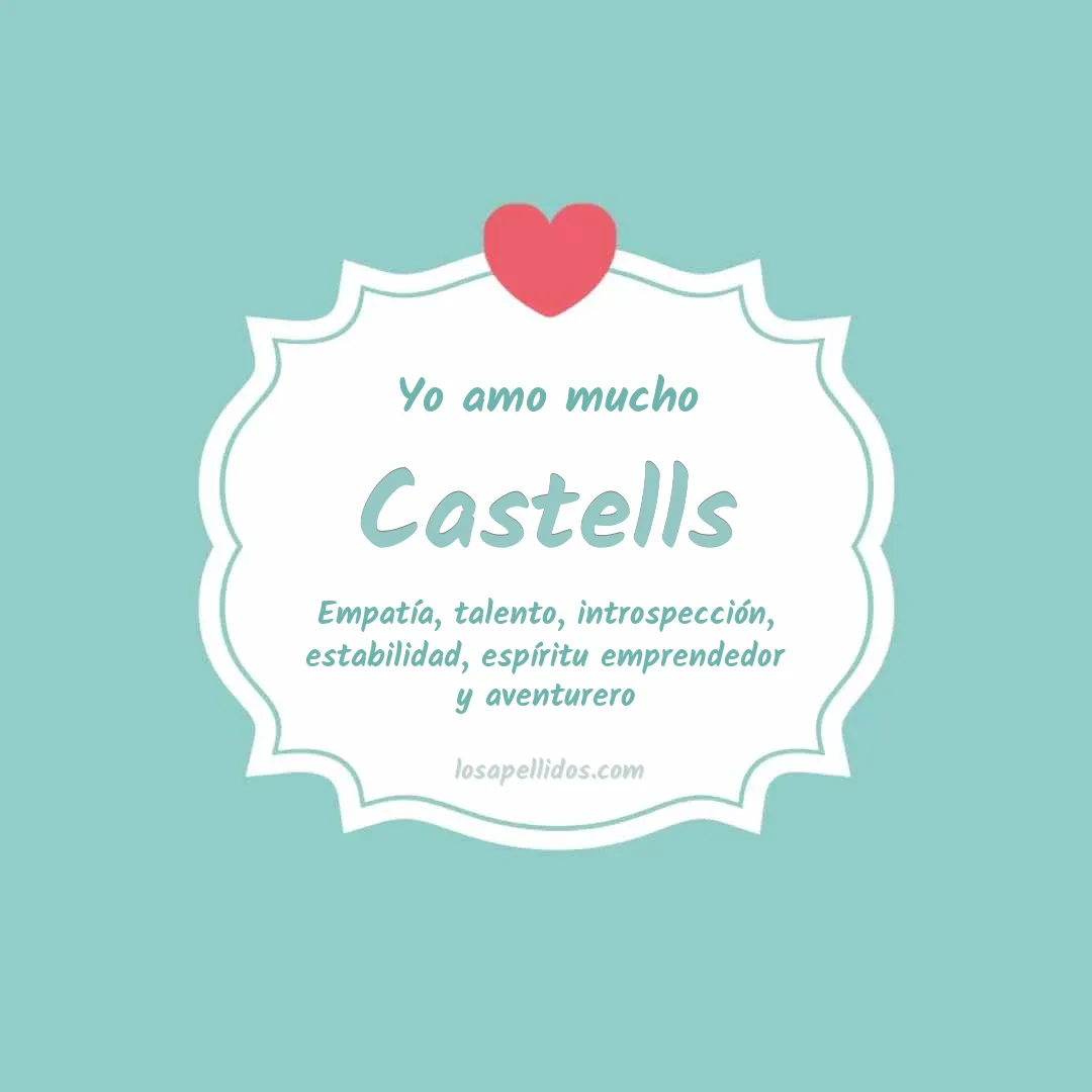 Yo amo mucho Castells