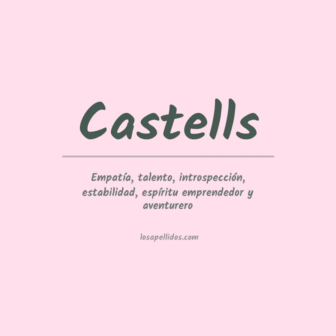Apellido Castells
