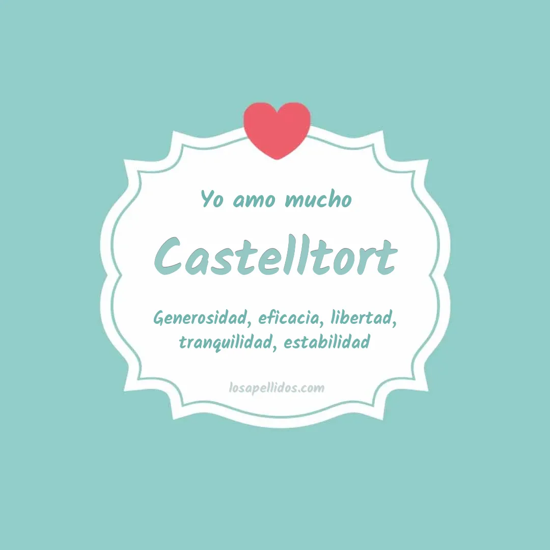Yo amo mucho Castelltort