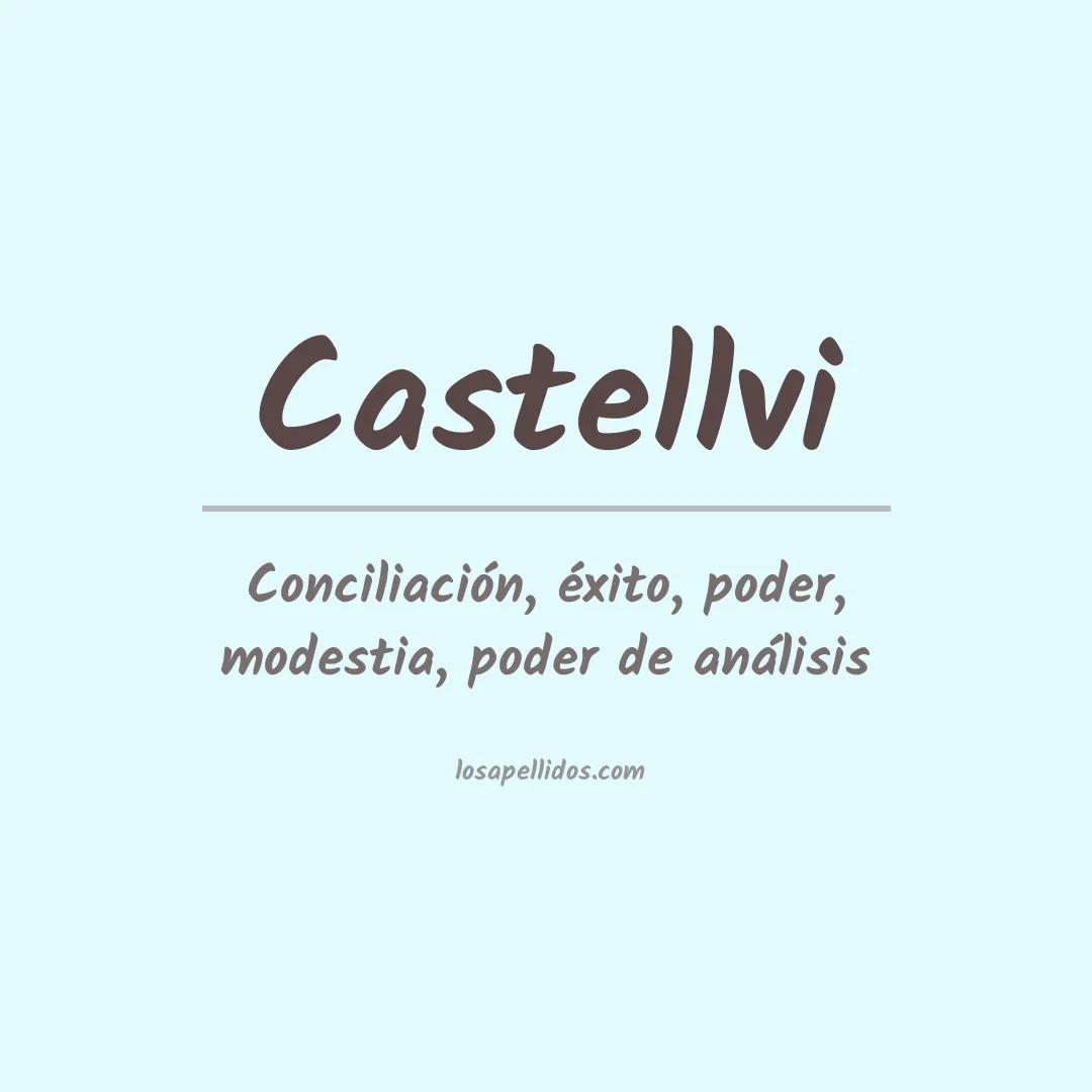 Apellido Castellvi