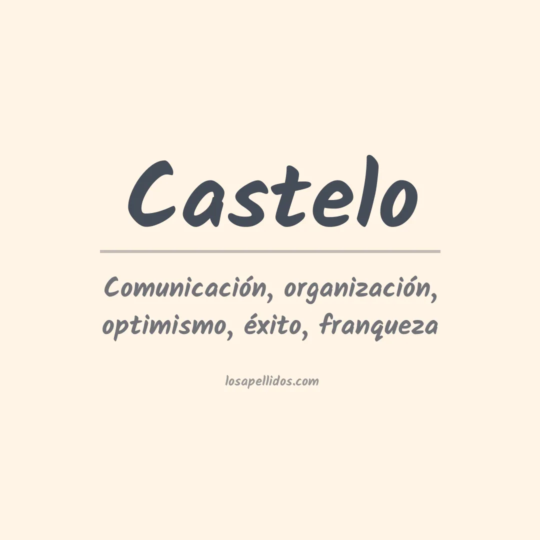 Apellido Castelo
