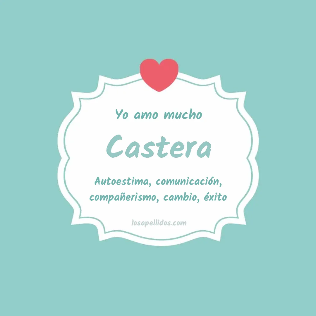 Yo amo mucho Castera
