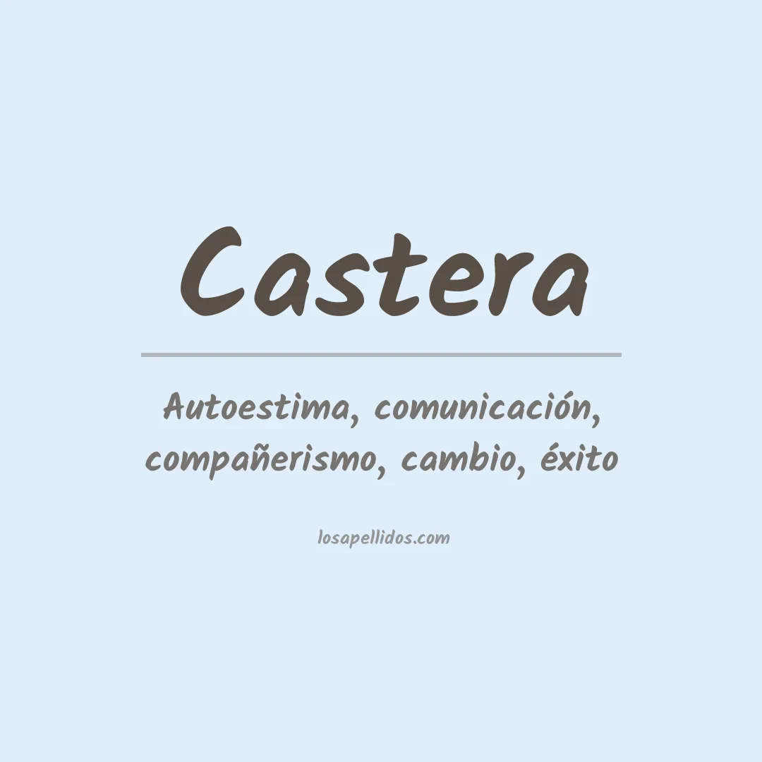 Apellido Castera