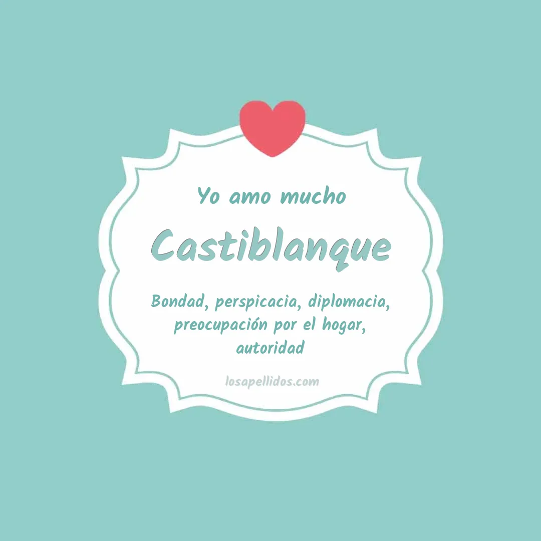 Yo amo mucho Castiblanque