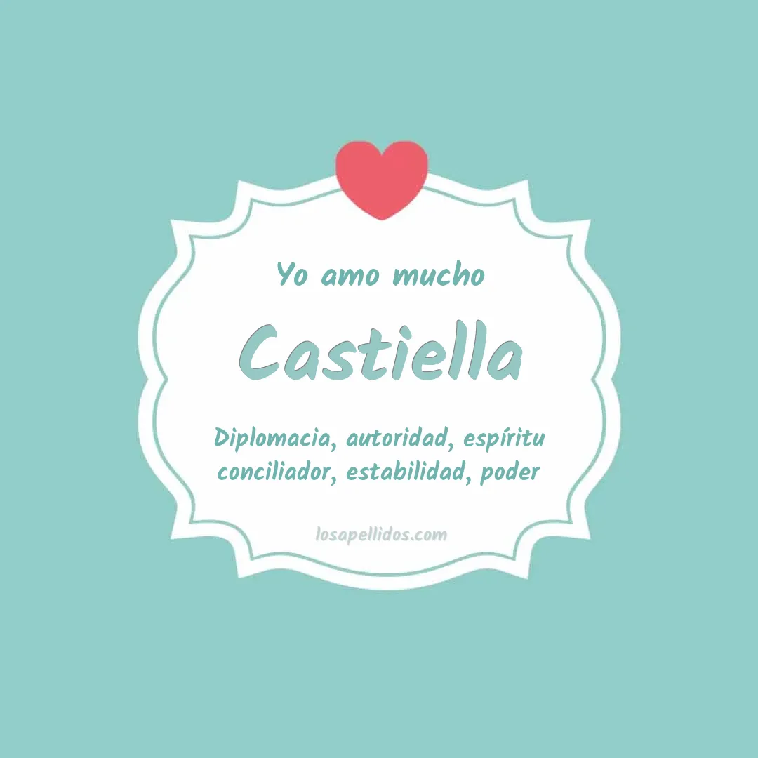 Yo amo mucho Castiella