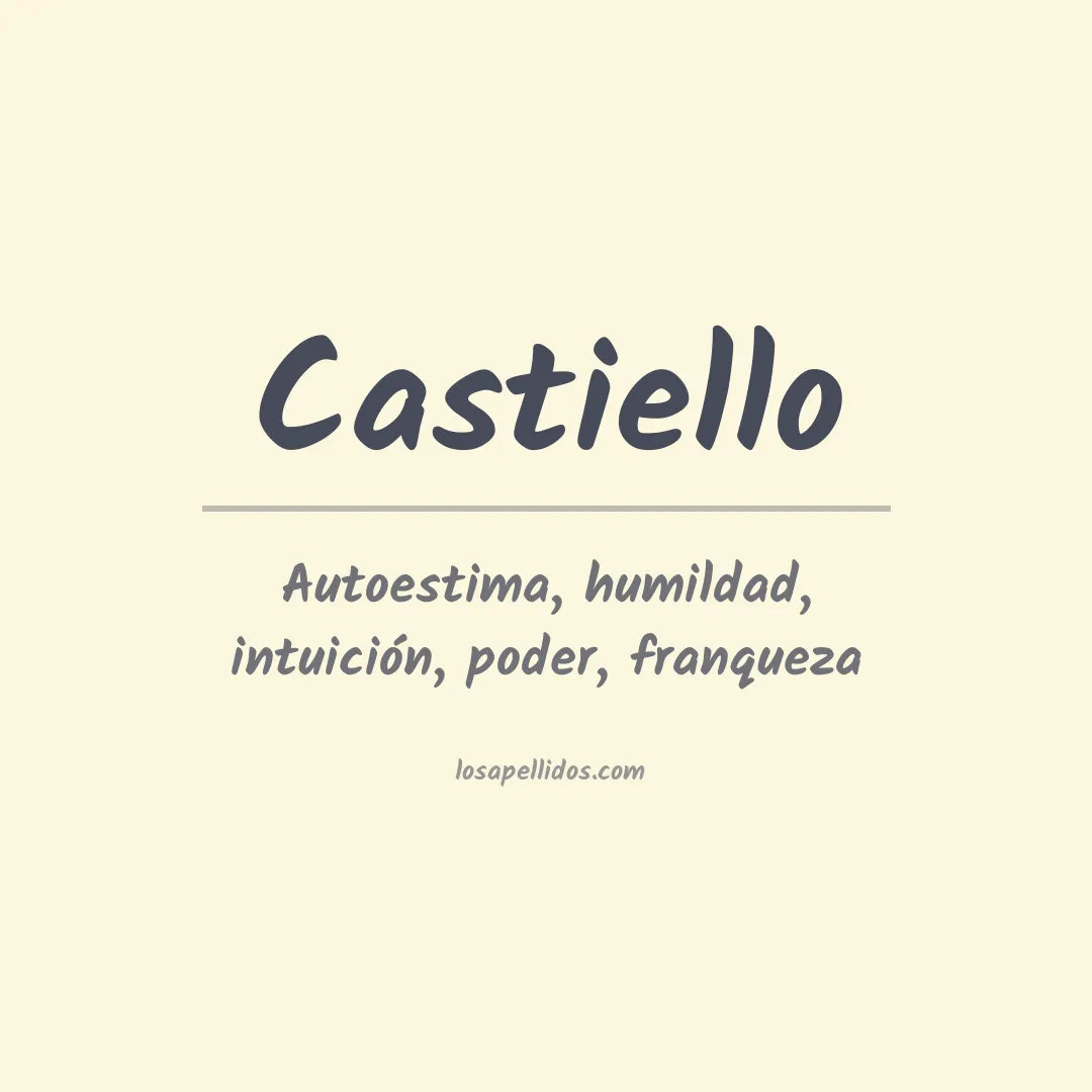Apellido Castiello