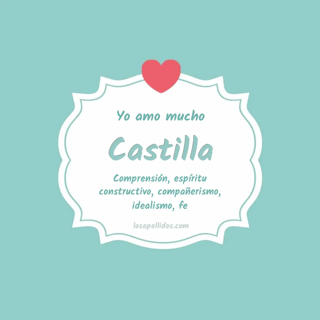 Yo amo mucho Castilla