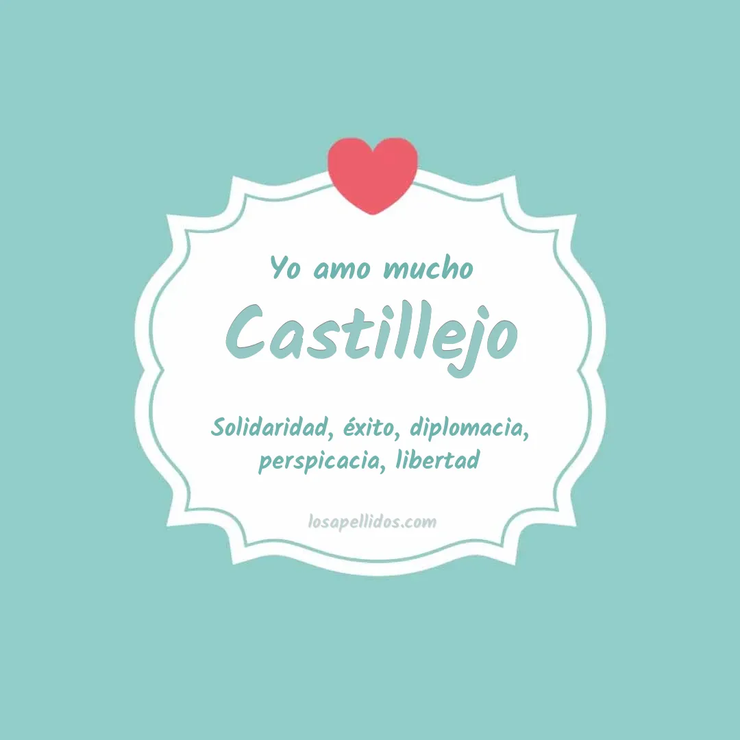 Yo amo mucho Castillejo