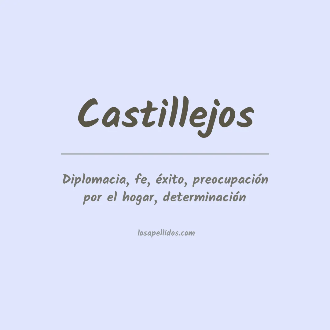 Apellido Castillejos