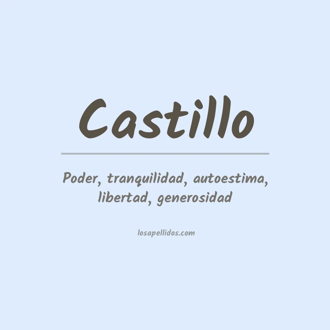 Apellido Castillo