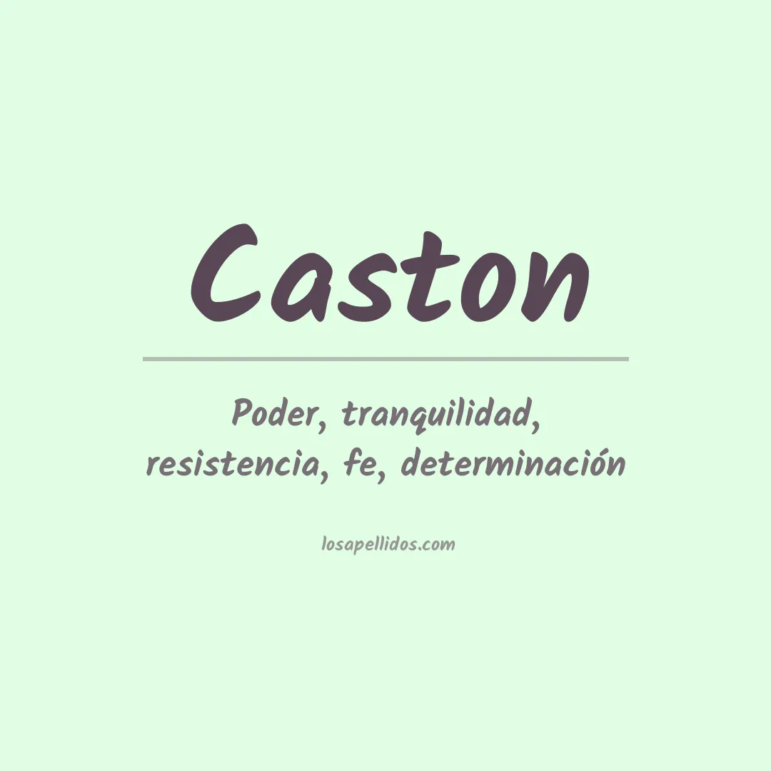 Apellido Caston