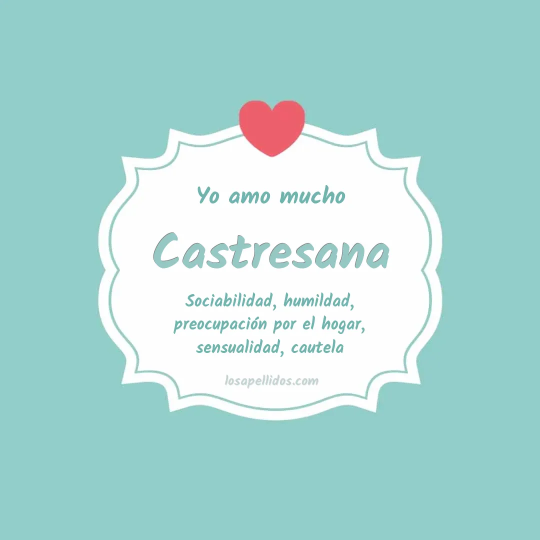 Yo amo mucho Castresana