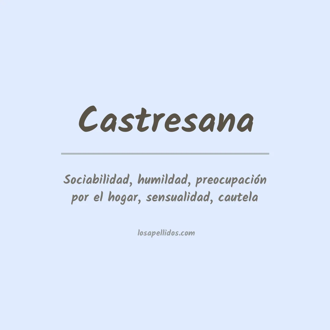 Apellido Castresana