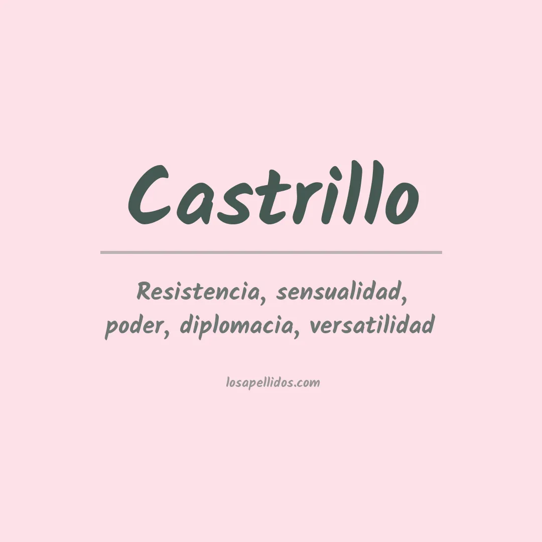 Apellido Castrillo