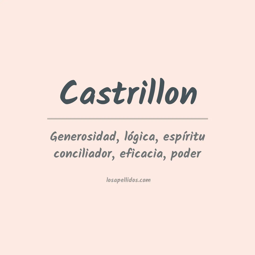 Apellido Castrillón