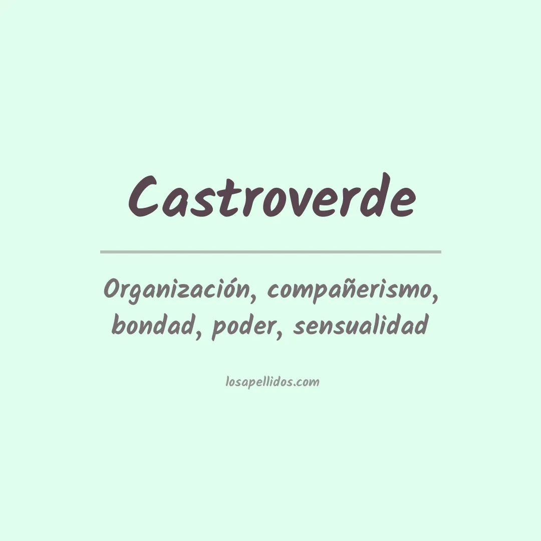 Apellido Castroverde