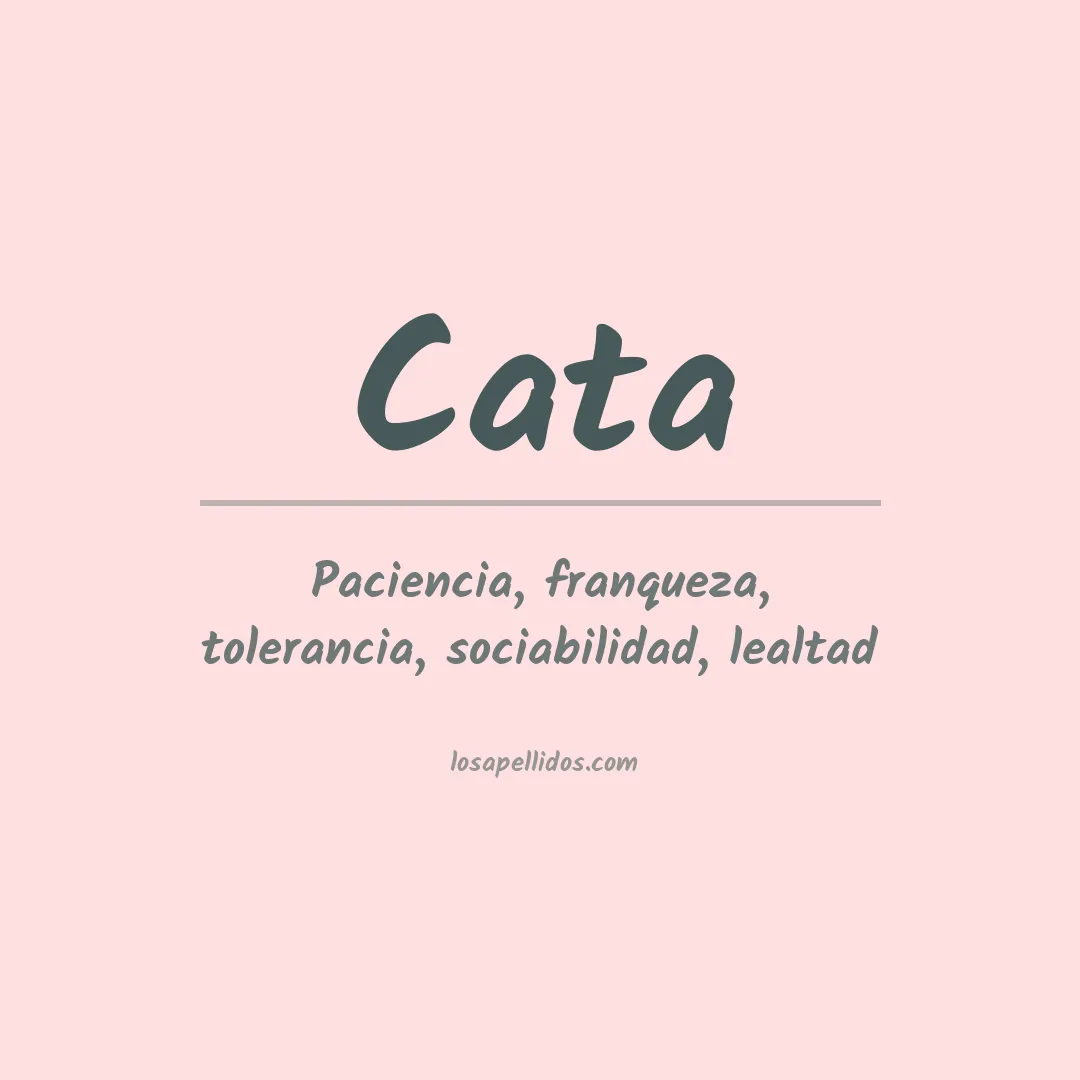 Apellido Cata