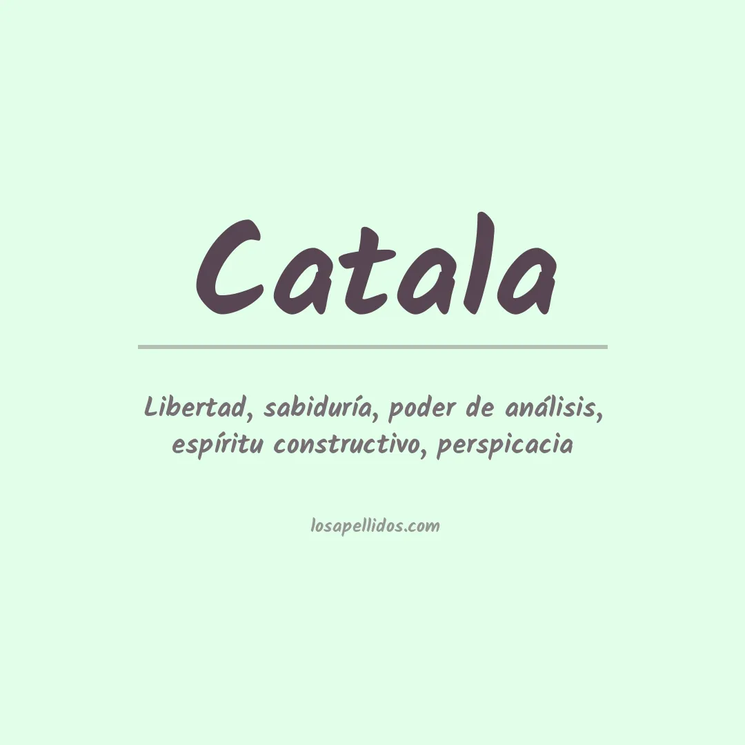 Apellido Catala