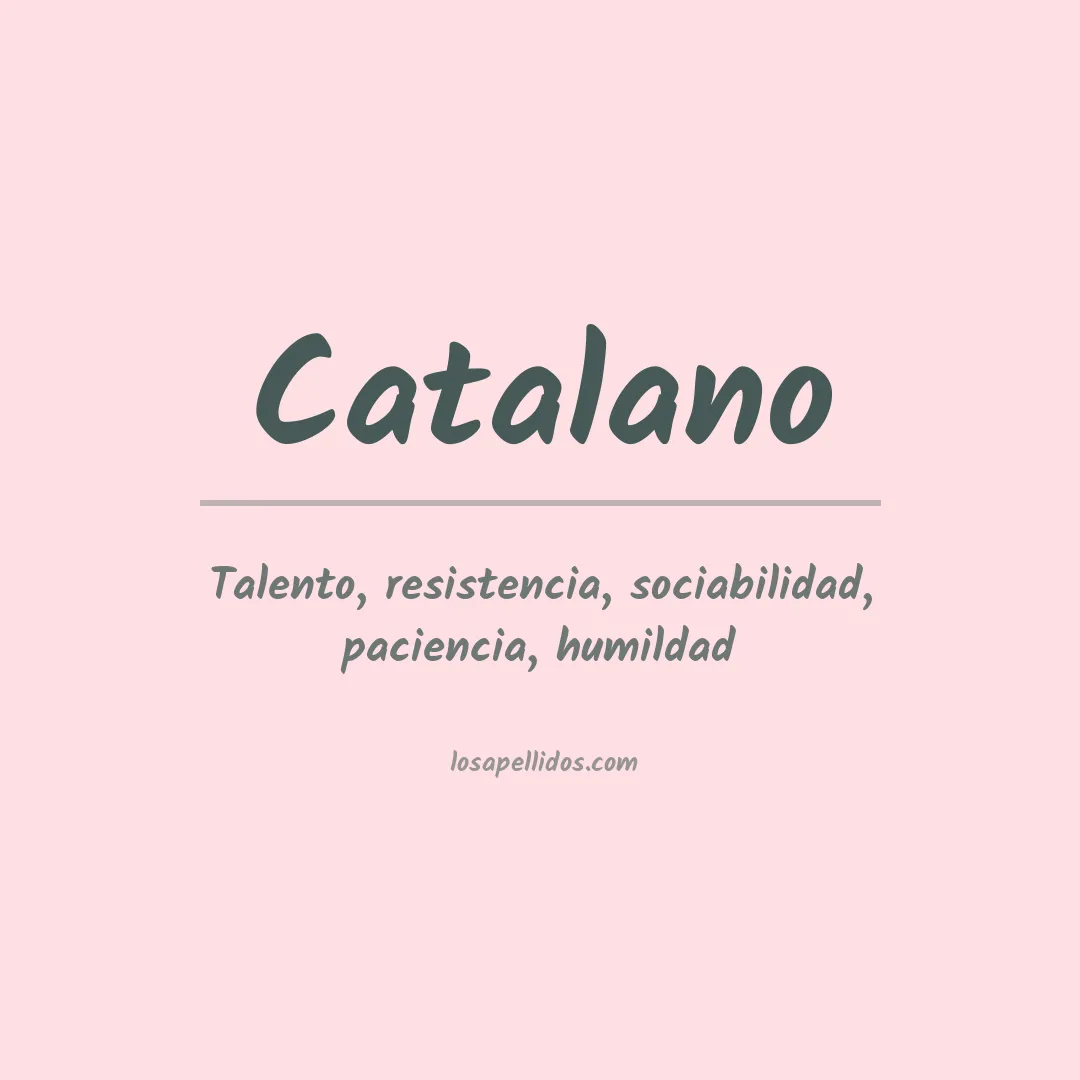 Apellido Catalano