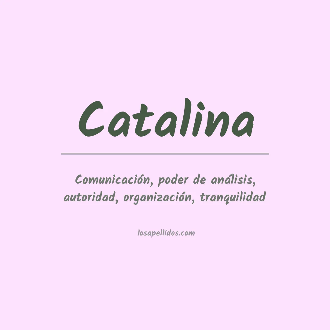 Apellido Catalina