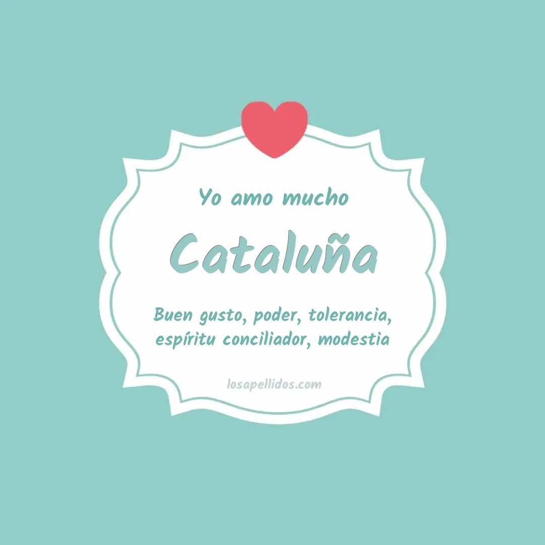 Yo amo mucho Cataluña