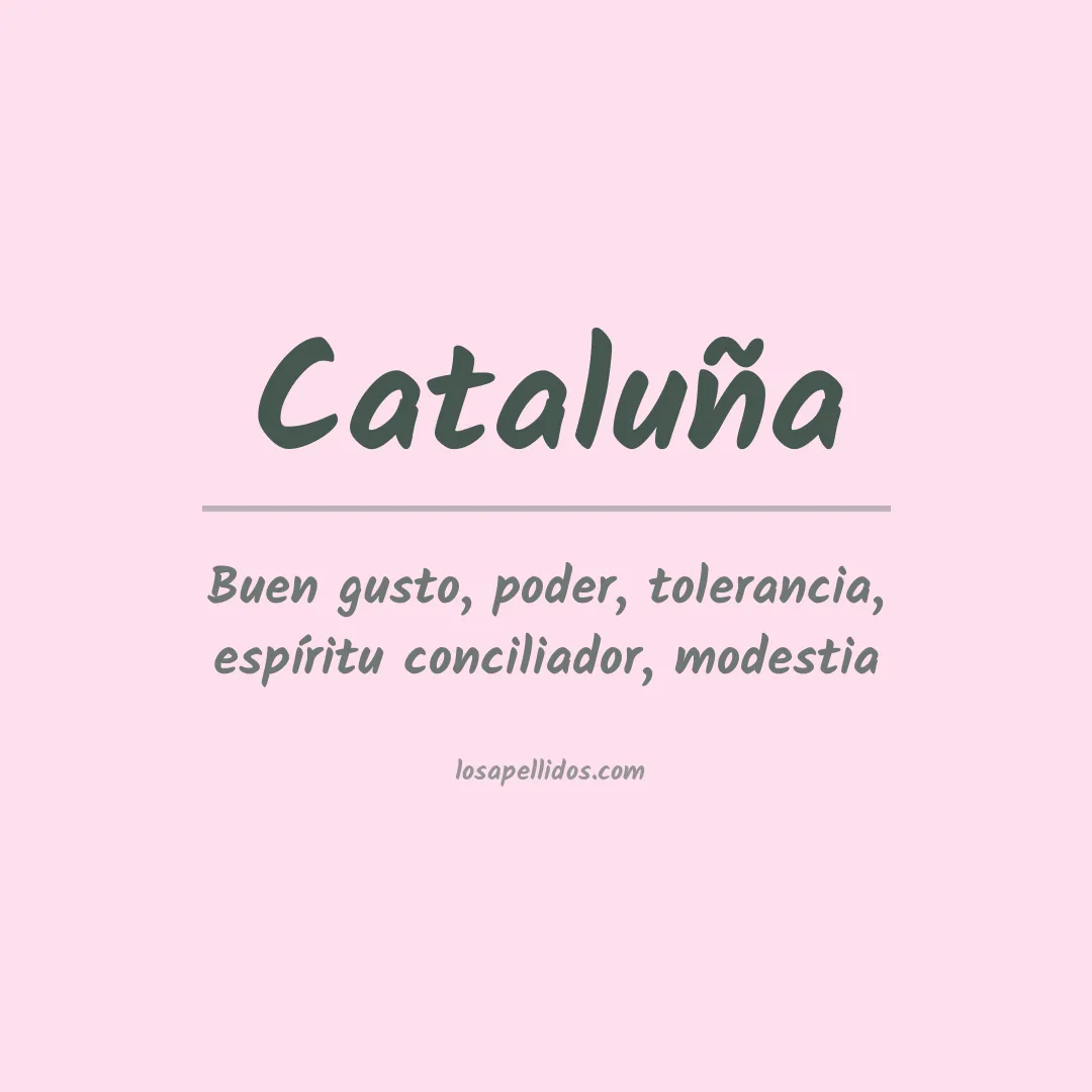 Apellido Cataluña