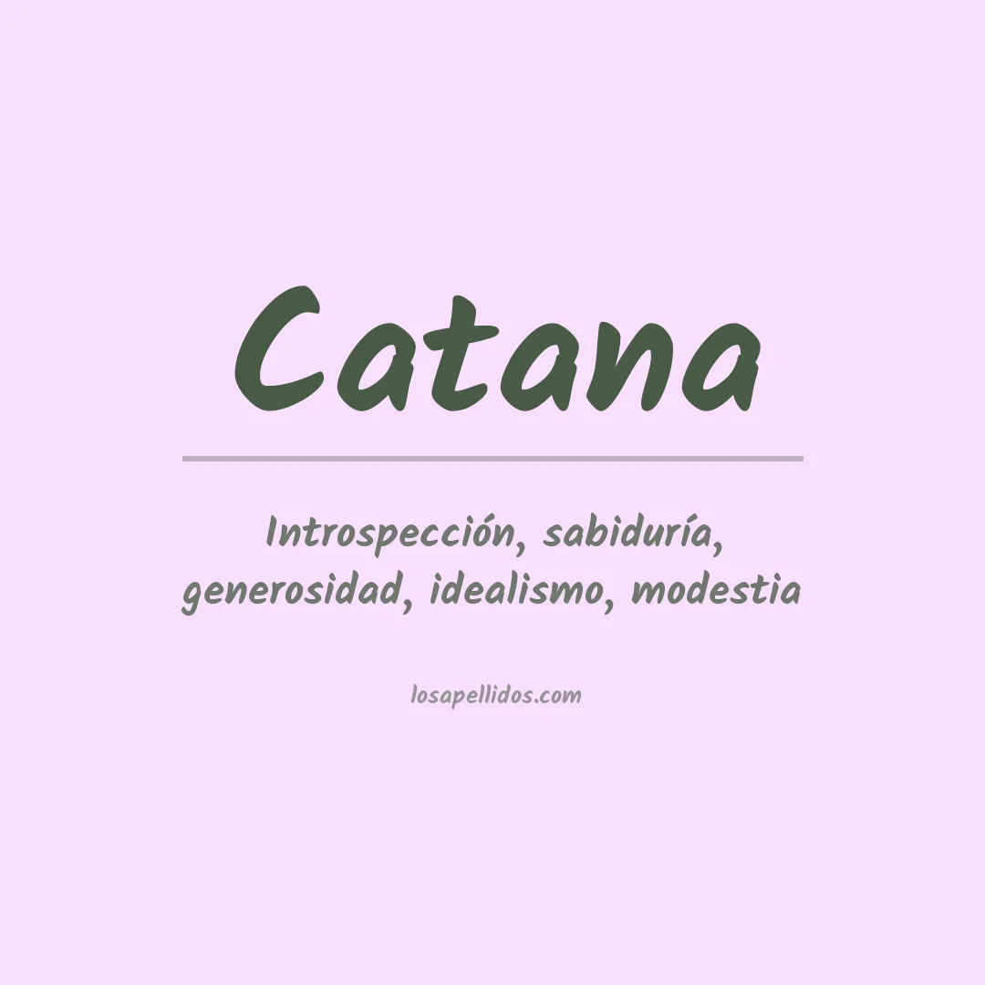 Apellido Catana