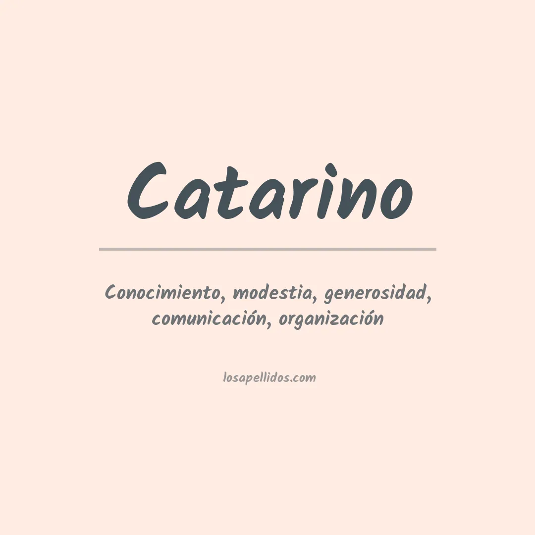 Apellido Catarino