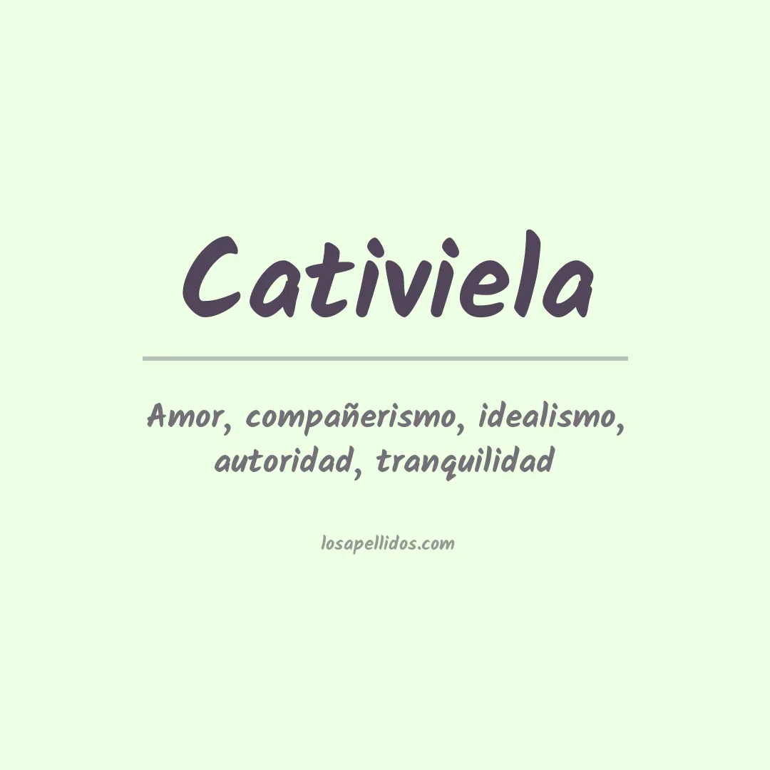 Apellido Cativiela