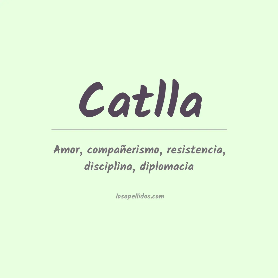 Apellido Catlla