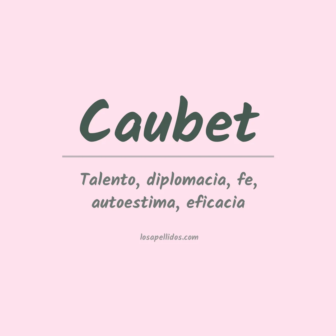 Apellido Caubet