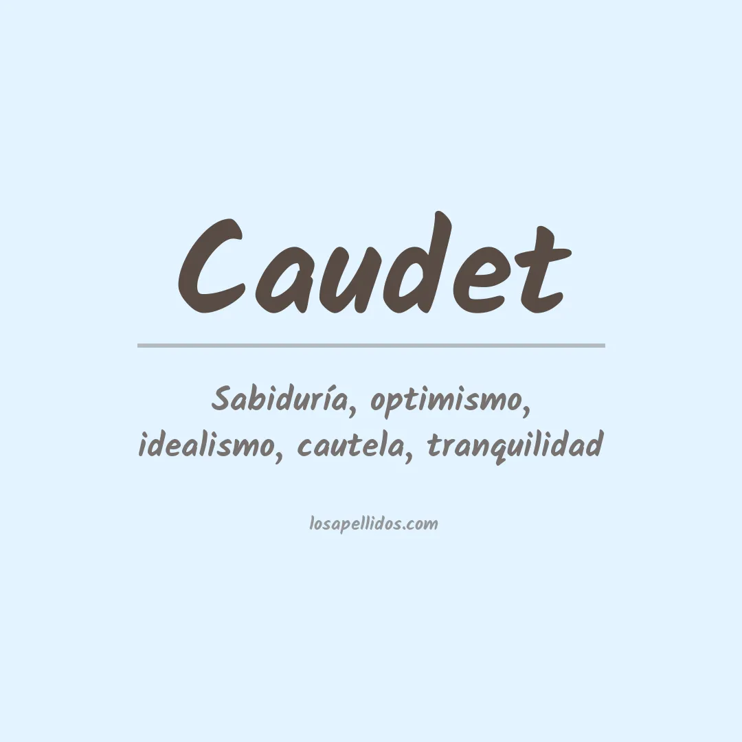 Apellido Caudet
