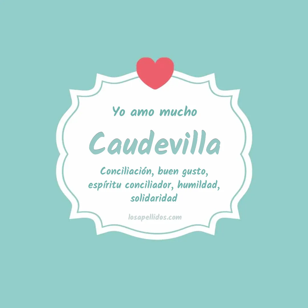 Yo amo mucho Caudevilla