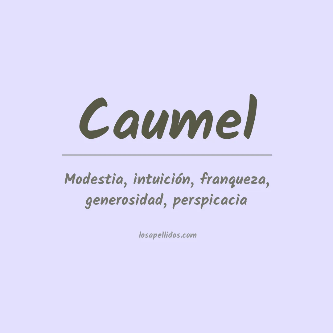 Apellido Caumel