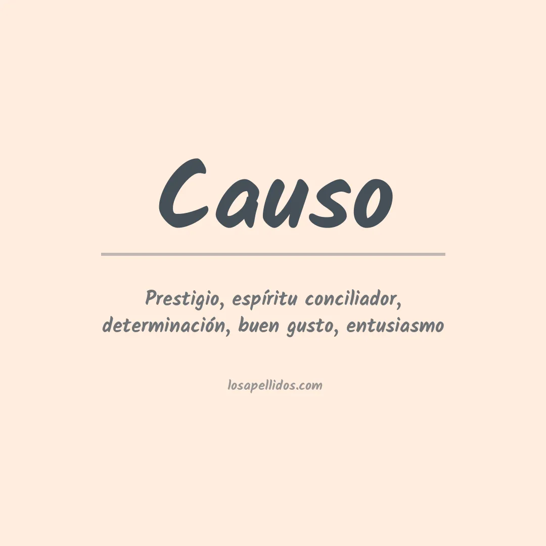 Apellido Causo