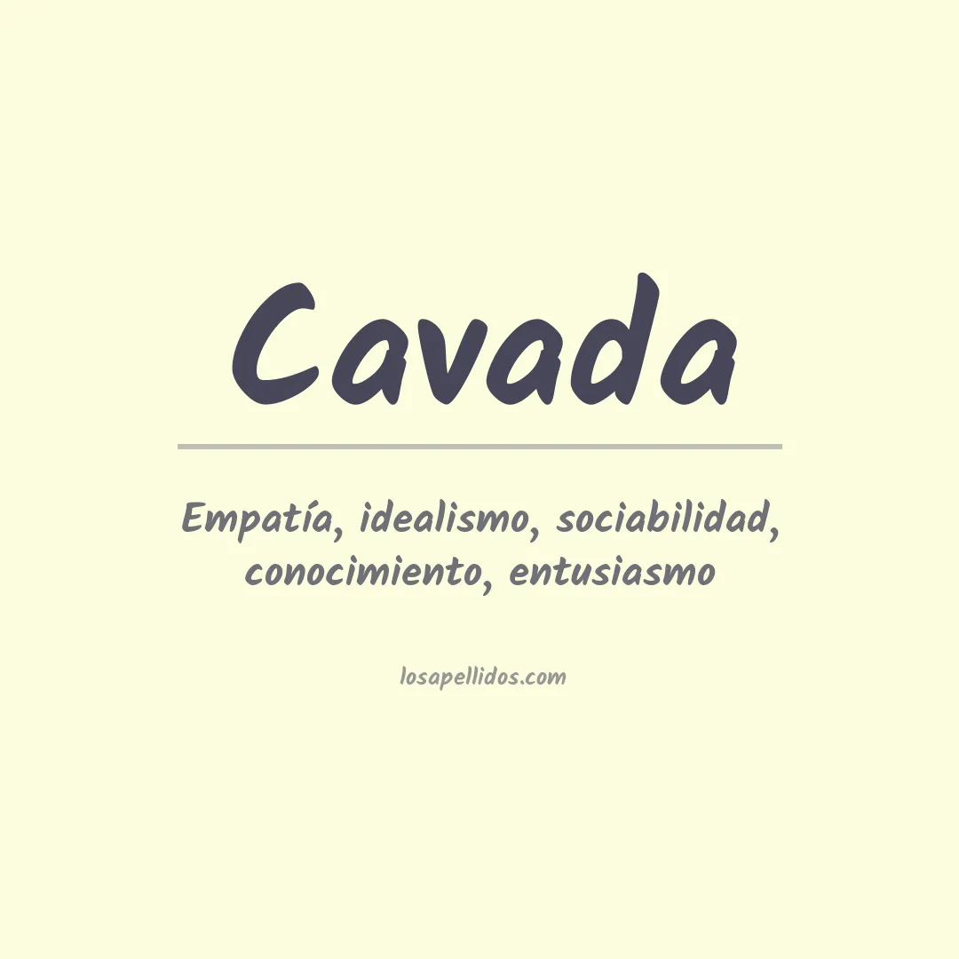 Apellido Cavada