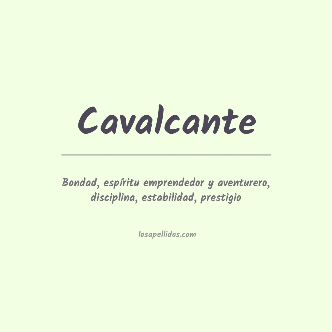 Apellido Cavalcante