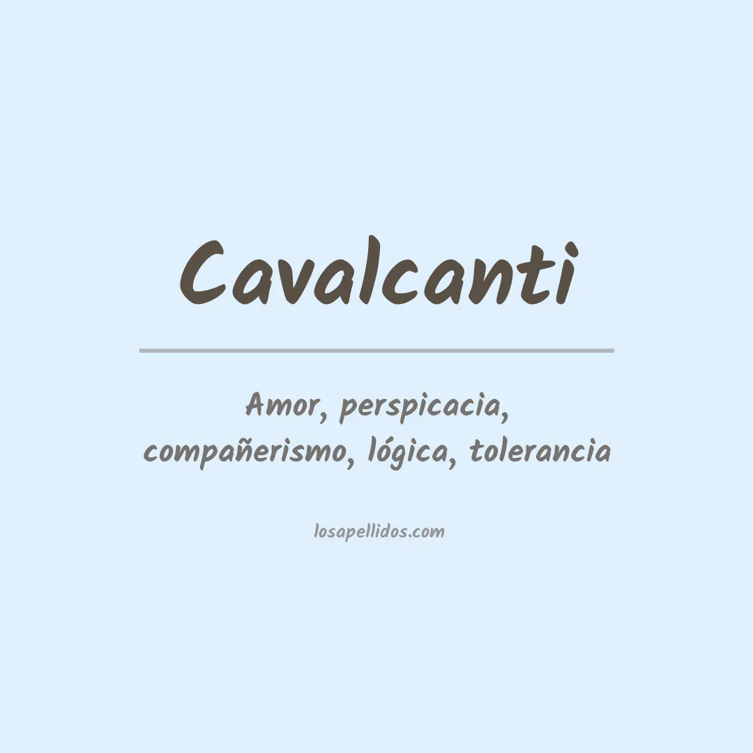 Apellido Cavalcanti