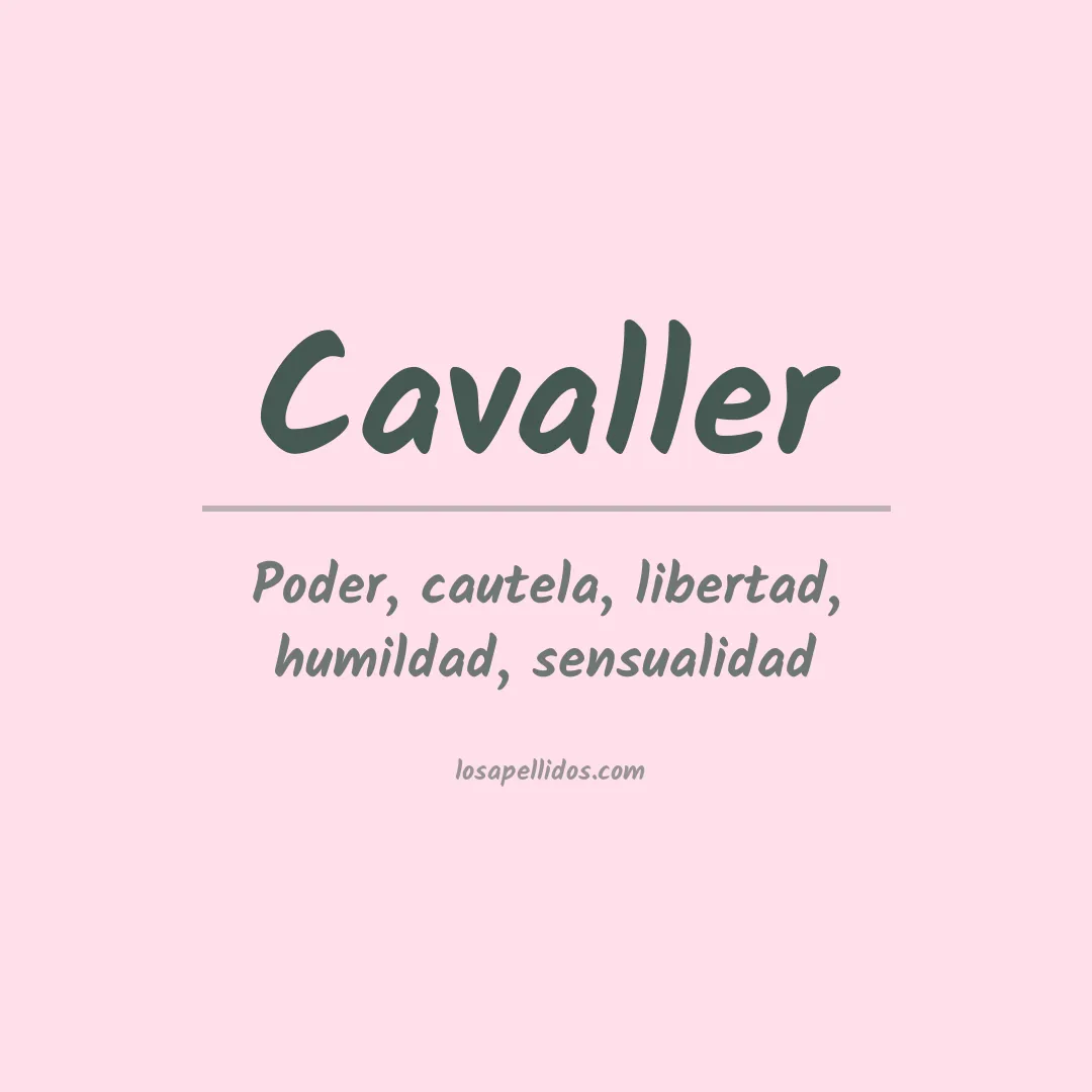 Apellido Cavaller