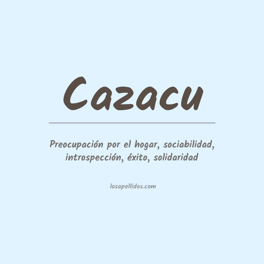 Apellido Cazacu