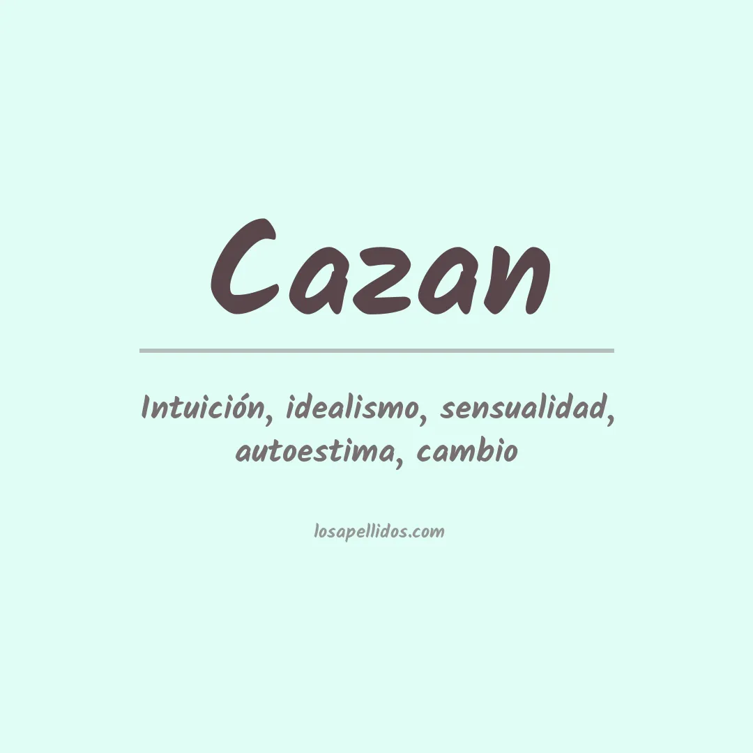 Apellido Cazan