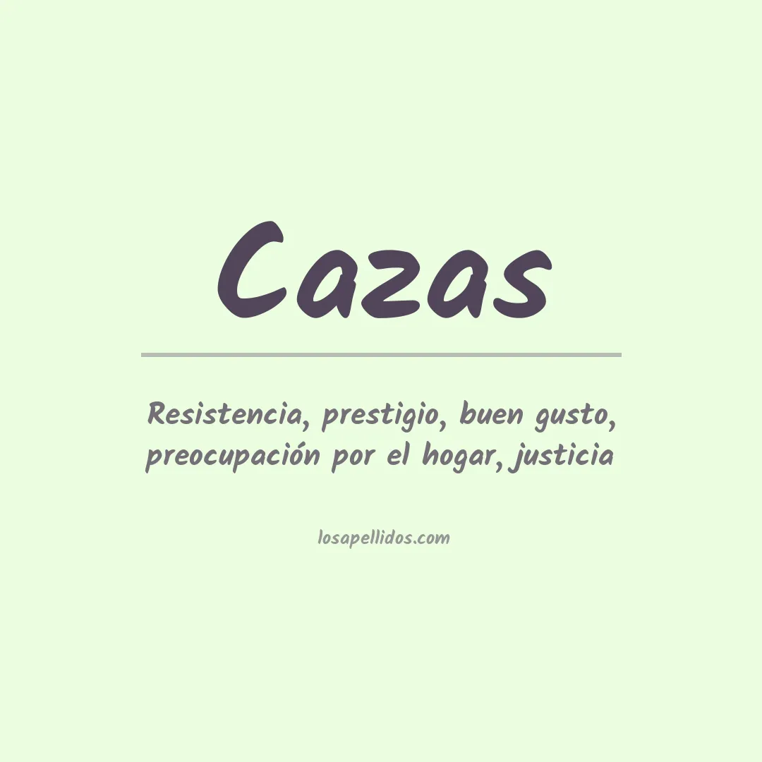 Apellido Cazas