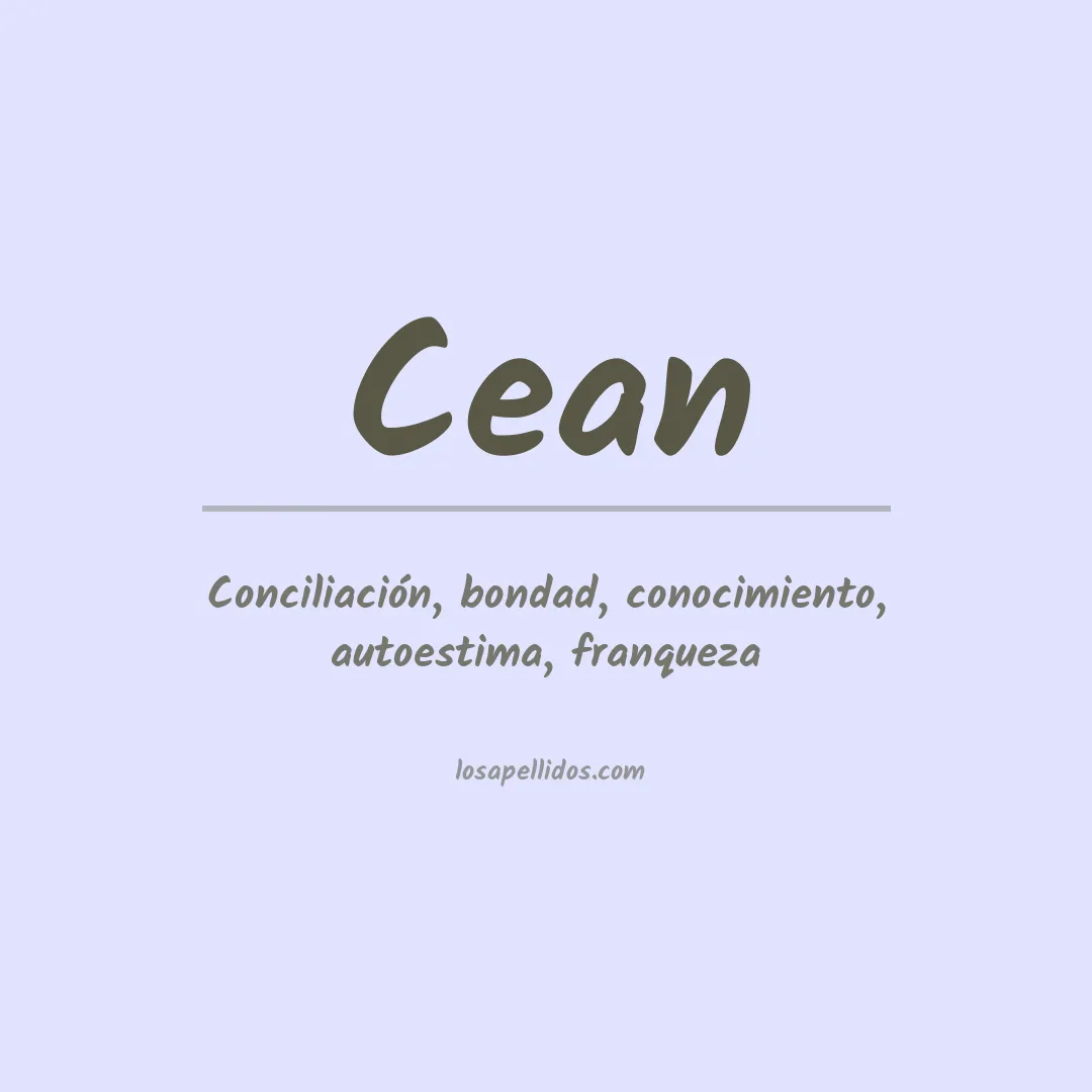 Apellido Cean