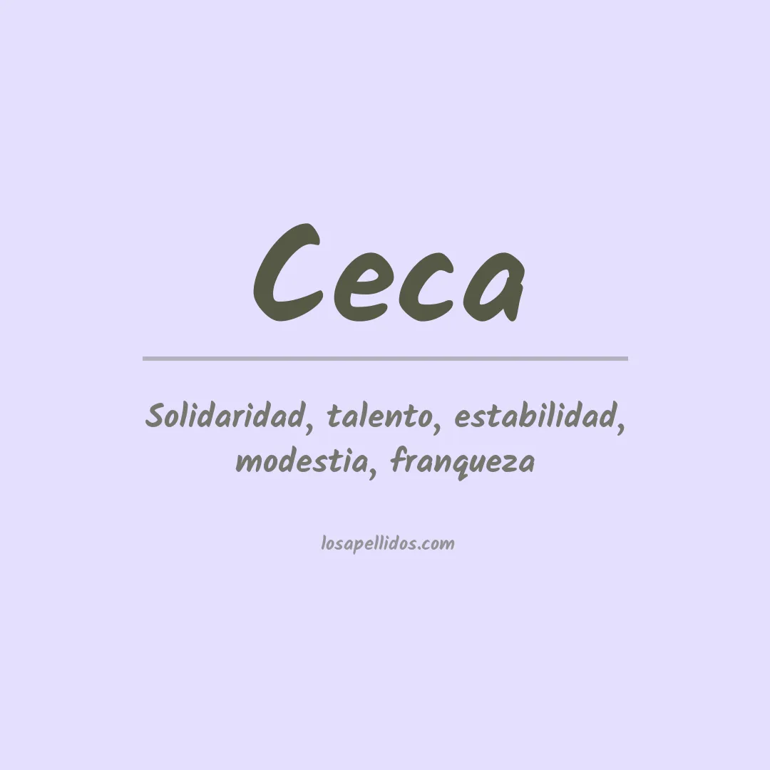 Apellido Ceca
