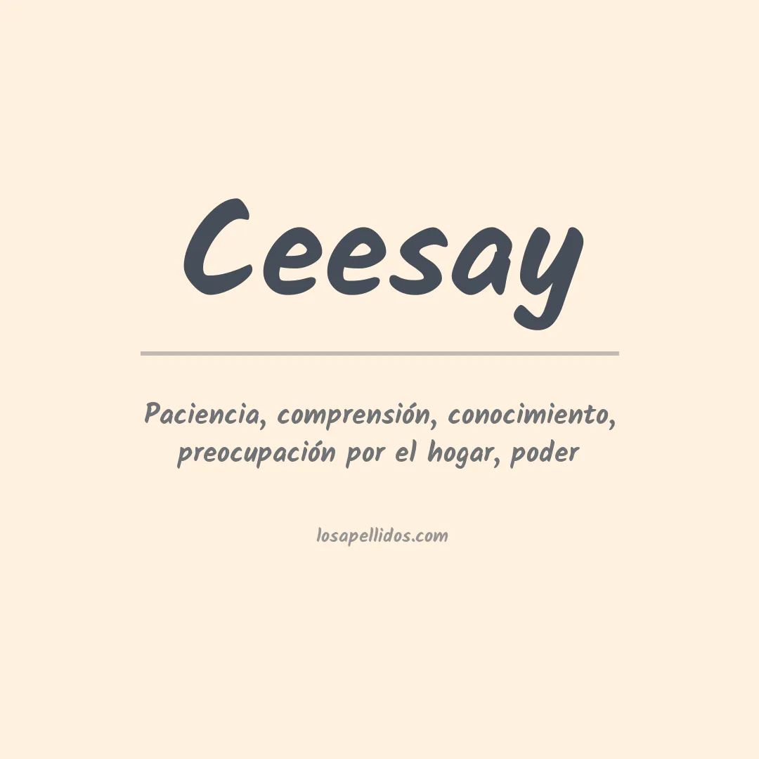 Apellido Ceesay